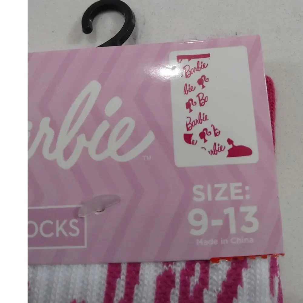 Barbie collector socks set Mattel brand size 9-13 could fit smaller crew Style